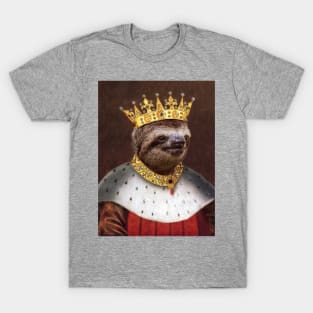 Portrait of Sloth as a King - King Sloth - Pet Gift T-Shirt